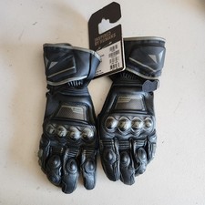 Dainese Druid Carbon D1 Long Gloves XXL Black Leather Motorcycle Racing Sport CE