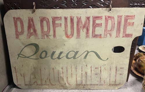 Enseigne ancienne parfumerie - enseigne,