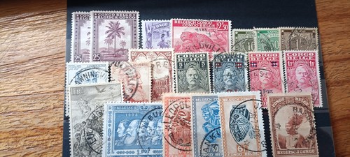 Timbres congo belge 1900 1940 - timbres,
