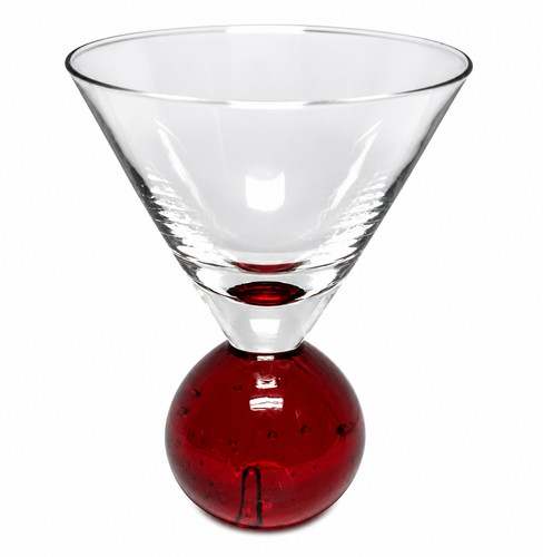 Vintage art glass - martini, vase