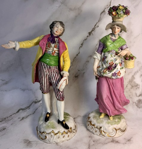 Couple figurines porcelaine - , de