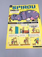 Spirou n°1202 – 27 avril 1961 – Simba Lee, Benoît Brisefer – BD ancienne vintage