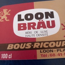 Ancienne étiquette bière