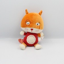 Doudou chat renard orange