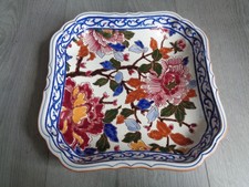 PLAT CARRE EN  FAIENCE DE GIEN