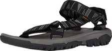 TEVA MEN HURRICANE XLT2 SLIDE STRAP SANDALS SIZE 12 CHARCOAL BLACK/GRAY/LIME