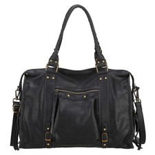 Mocca - Sac à main en cuir