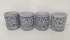 4 verres tasse ceramique