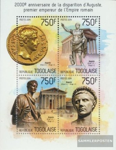Togo 5717 5720 - togo, feuille