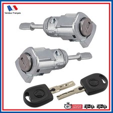 VW GOLF 4 BORA BARILLET SERRURE PORTE AVANT GAUCHE CHAUFFEUR 604837167 604837168