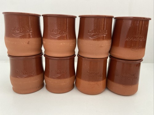 Vintage lot pots yaourt en - pots,