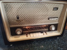 Grundig Music Unit 1099 Walnut, Natural Tube Radio 