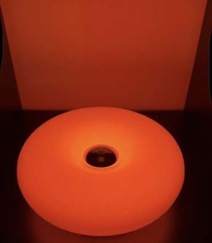 Lampe design orange vintage - ,