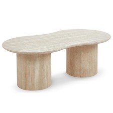 Table Basse Effet Travertin