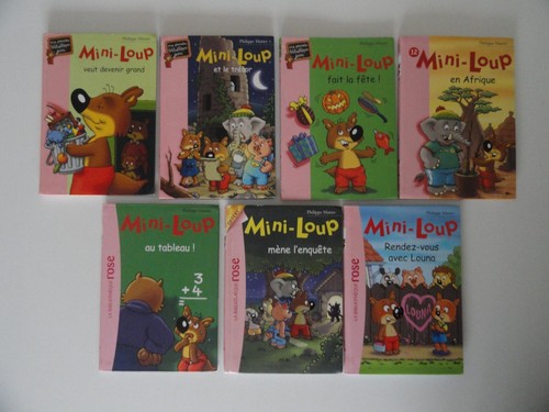 Lot livres mini loup - 7,
