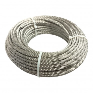 Cable diamètre 6mm - cable, inox