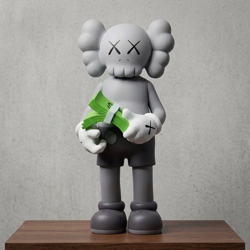 Figurine kaws companion - figurine, money