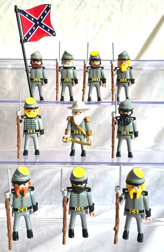 Playmobil soldats sudistes - 10,