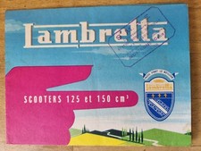 catalogue publicitaire original LAMBRETTA 125LD  150LD