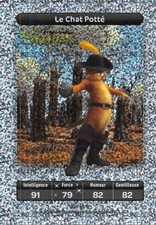 Carte Carrefour Dreamworks - Shrek - Le chat potté Carte Titane N°45
