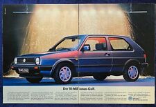 VW Golf 2, "The 10 Million Golf", Original Advertising from 1988