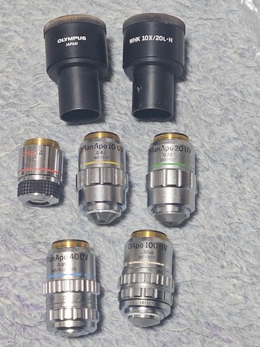 Jeu pièces pour microscope - de,