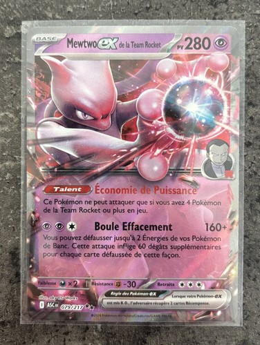 Carte pokémon mewtwo - carte, de