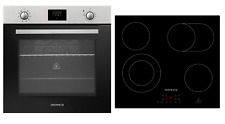 Four Cuisinière Cuisson Vitrocéramique Herdset Air Chaud Montage Minuteur 72 L