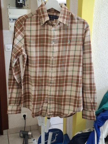 Chemise ralph lauren flanelle - chemise,