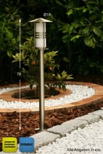 Lampadaire de jardin moderne