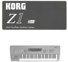 1997 KORG Z1 Multi Oscillator Synthesis System Owner's Manual E Japan
