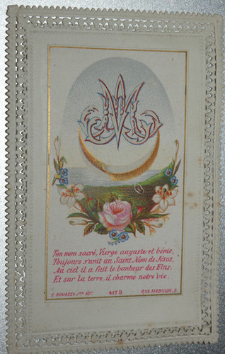 Image pieuse canivet dentelle