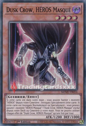 Dusk crow héros - yu-gi-oh!,