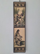 Painting on wood peasant