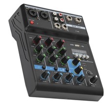 4 Channel Mixer USB Stereo