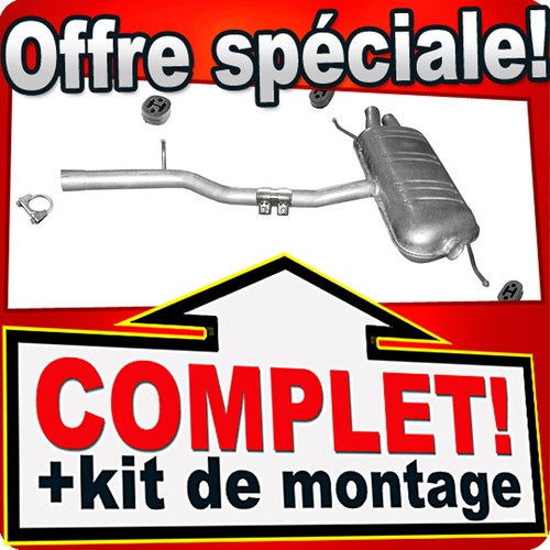 échappement pour sharan ii - vw,