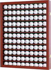 110 Golf Ball Display Case Wall Cabinet Holder Shadow Box Acrylic Door UV Protec