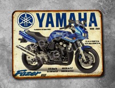 plaque métal vintage Yamaha 600 Fazer (1998-2001)