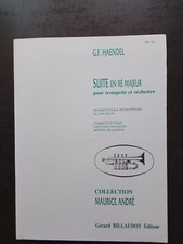 PARTITION - G.F. HAENDEL - Suite en ré maj pour trompette en ut ou sib et piano