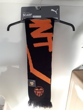 Puma - Echarpe noire et orange  Valencia C.F. - Neuve avec étiquette -