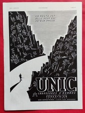 Publicité de presse  Chaussures UNIC ill TASSIGNY et Cuisiniére AGA 1937