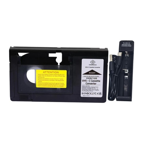 Adaptateur cassette vhs - vhs-c, vers