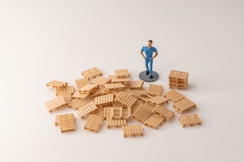 Demi palettes 87 ho - h0, 1:87