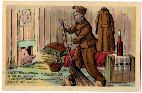 Cpa humoristique chaque - cpa,