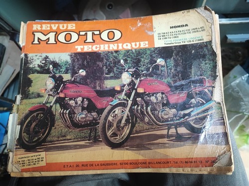 Revue technique moto honda - revue,