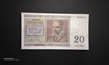 Billet De Banque : 20fr Belge Roland De Lassus En Très Bon État, Craquant 