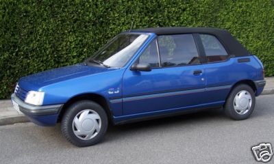 Peugeot 205 capot - peugeot, cabriolet