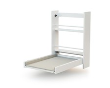 Table à langer murale rabattable avec matelas EAZY en bois