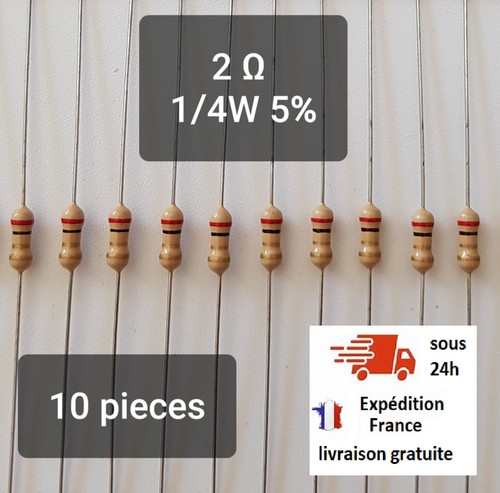 Résistance 2ohm pièces - 2ohm, 10
