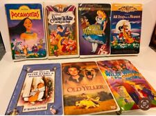 7 VHS 5 Cartoons, 2 movies Disney, WB